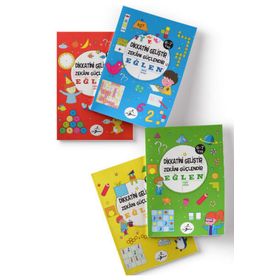 Dikkatini Geliştir, Zekanı Güçlendir ve Eğlen 6-7 Yaş - 4 Kitap - Çocuk Gezegeni