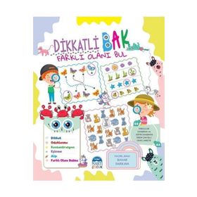 Dikkatli Bak Farklı Olanı Bul / Bahar Sarıkaya / Martı Çocuk Yayınları