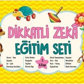 Dikkatli Zeka Eğitim Seti 3 Yaş 3. Kitap