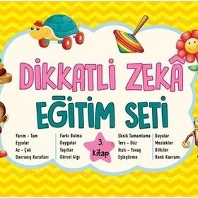 Dikkatli Zeka Eğitim Seti 3 Yaş 3. Kitap