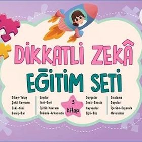 Dikkatli Zeka Eğitim Seti 4 Yaş 3. Kitap