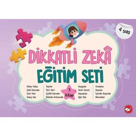 Dikkatli Zeka Eğitim Seti 4 Yaş 3. Kitap