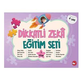 Dikkatli Zeka Eğitim Seti 4 Yaş 3. Kitap
