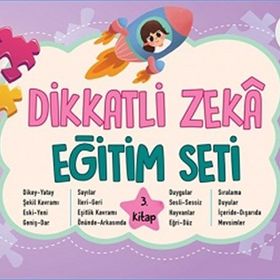Dikkatli Zeka Eğitim Seti 4 Yaş 3. Kitap