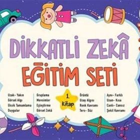 Dikkatli Zeka Eğitim Seti 5 Yaş 1. Kitap