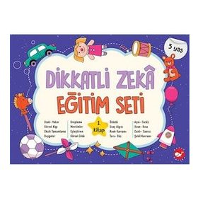Dikkatli Zeka Eğitim Seti 5 Yaş 1. Kitap