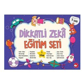 Dikkatli Zeka Eğitim Seti 5 Yaş 1. Kitap