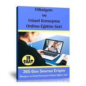 Diksiyon ve Güzel Konuşma Online Eğitim Seti
