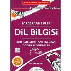 Dil Bilgisi Modüler Soru Bankası Paragrafın Şifresi Yayınları