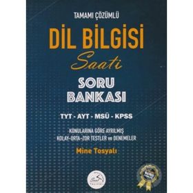 Dil Bilgisi Saati Tamamı Çözümlü Soru Bankası-Saat Yayınları