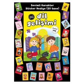 Dil Gelişimi Kitabı 3 + 4 + 5 Yaş - Beyaz Panda Yayınları
