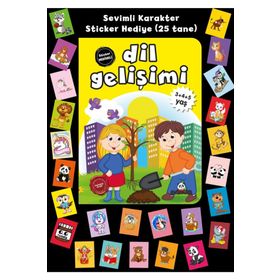 Dil Gelişimi Kitabı 3 + 4 + 5 Yaş - Beyaz Panda Yayınları