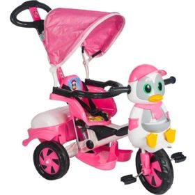 Dilaver Baby Poufi Penguen Ebeveyn Kontrollü Üç Tekerlekli Çocuk Bisikleti