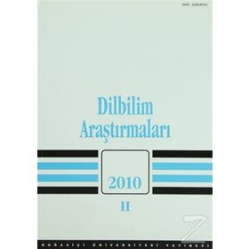 DILBILIM ARAŞTIRMALARI 2010 - II - KOLEKTIF