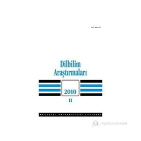 DILBILIM ARAŞTIRMALARI 2010 - II - KOLEKTIF