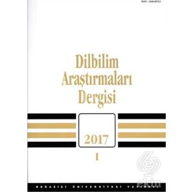 Dilbilim Araştırmaları Dergisi 2017 - 1. Cilt - Kolektif