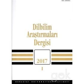 Dilbilim Araştırmaları Dergisi 2017 - 1. Cilt - Kolektif