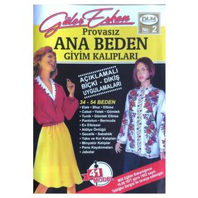 Dilem Yayın Evi Güler Erkan Provasız Ana Beden Giyim Kalıpları No: 2