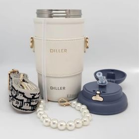 Diller 8990 Beyaz 580 ml Taşıma Askılı Termos