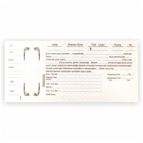 Dilman 100'lü Paket Senet Koçanı