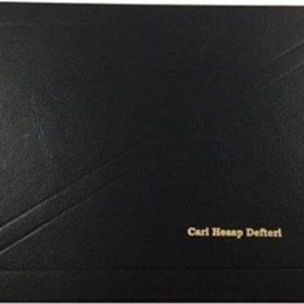Dilman 1105 Yatay 17x24 cm 320 Yaprak Cari Hesap Defteri