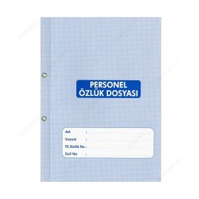 Dilman 24x32 cm 25 Adet Telli Personel Özlük Dosyası