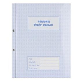 Dilman 24x32 cm 25 Adet Telli Personel Özlük Dosyası