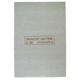 Dilman 4114 2/50 2 Nüsha İrsaliye Defteri