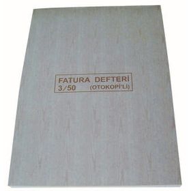 Dilman 4123 3/50 3 Nüsha Otokopili Fatura Defteri