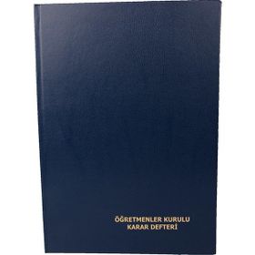 Dilman 96 Yaprak Öğretmen Kurul Karar Defteri