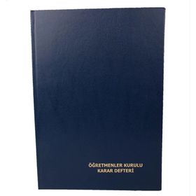Dilman 96 Yaprak Öğretmen Kurul Karar Defteri