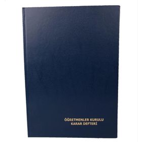 Dilman 96 Yaprak Öğretmen Kurul Karar Defteri