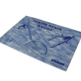 Dilman A4 Yatay 12'li Paket Teknik Resim Kağıdı
