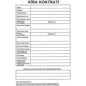 Dilman Adet Kira Kontratı
