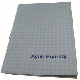 Dilman Cep Tipi Aylık Puantaj Defteri