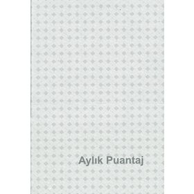 Dilman Cep Tipi Aylık Puantaj Defteri