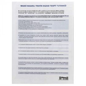 Dilman Otokopili Kaza Tespit Tutanağı