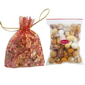 Dilşeker Lüks Hazır Keseli Paketlenmiş Düğün, Nişan Ve Kına Kuruyemiş Çerezi 50 Ade tx 50 gr