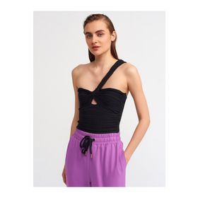 Dilvin 10168 Tek Omuz Triko Büstiyer