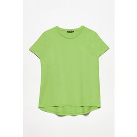 Dilvin 101A03471 Siyah Bisiklet Yaka Basic Kadın T-shirt