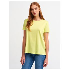 Dilvin 101A03471 Siyah Bisiklet Yaka Basic Kadın T-shirt
