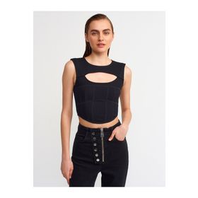 Dilvin 30106 Pencereli Korse Top