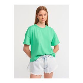 Dilvin 30123 Yeşil Kadın T-shirt