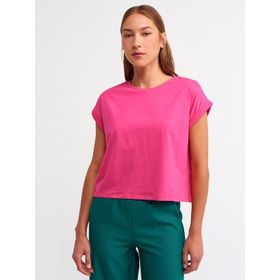 Dilvin 3431 Ekru T Kol T-Shirt
