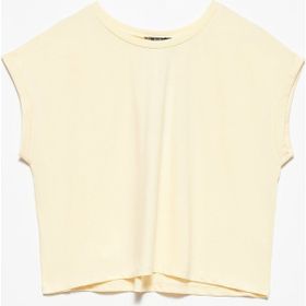 Dilvin 3431 Ekru T Kol T-Shirt