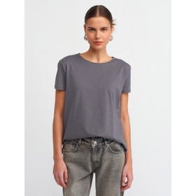 Dilvin 3470 Füme Basic T-shirt