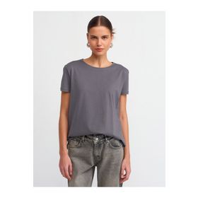Dilvin 3470 Füme Basic T-shirt