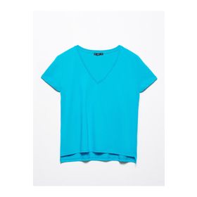 Dilvin 3470 Mavi Basic T-shirt