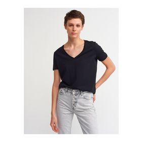 Dilvin 3470 Siyah Kadın T-shirt