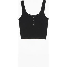 Dilvin 3728 Siyah Önü Çıtçıtlı Kadın Atlet